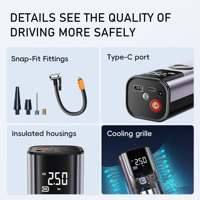 Wireless Tire Car airpump