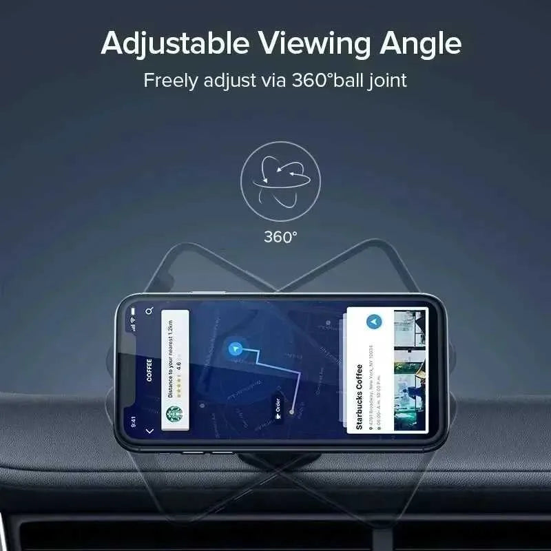 Magnetic Car Phone Holder Mount – Dashboard & GPS Stand