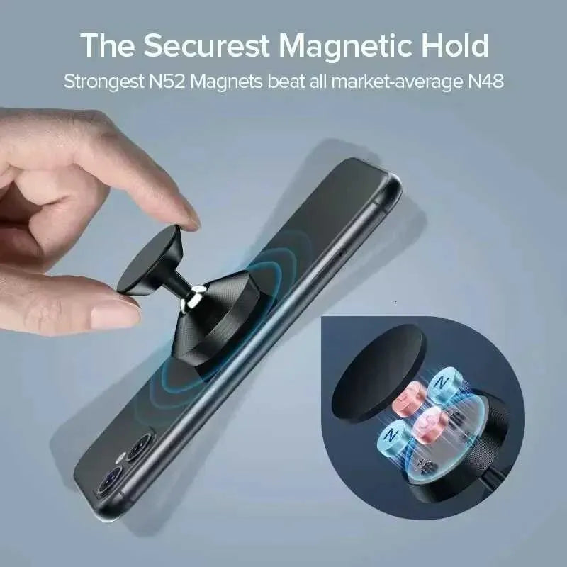Magnetic Car Phone Holder Mount – Dashboard & GPS Stand