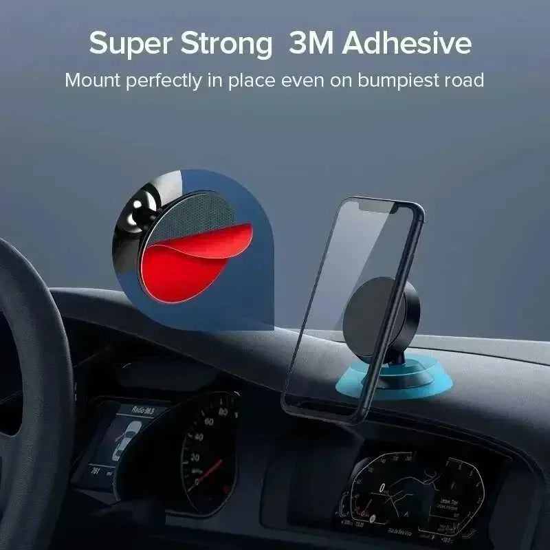 Magnetic Car Phone Holder Mount – Dashboard & GPS Stand