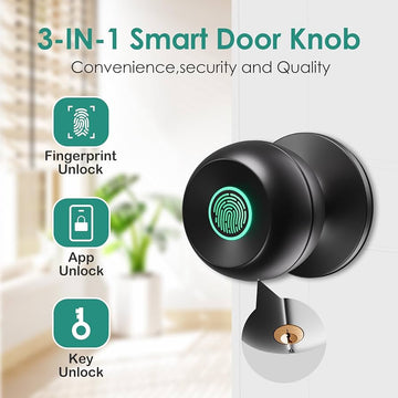 3-IN-1 Smart Door Knob