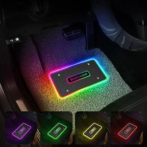 Personalized Car Floor Mat Light
